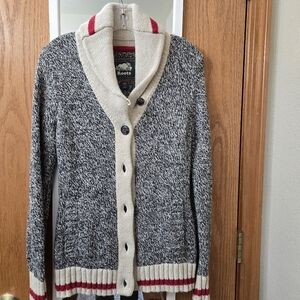 ROOTS Heritage Cabin Shawl Cardigan Sweater
